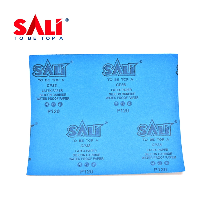 Sali Cp38 Silicon Carabide Latex Paper Wet&Dry Abrasive Sanding Paper