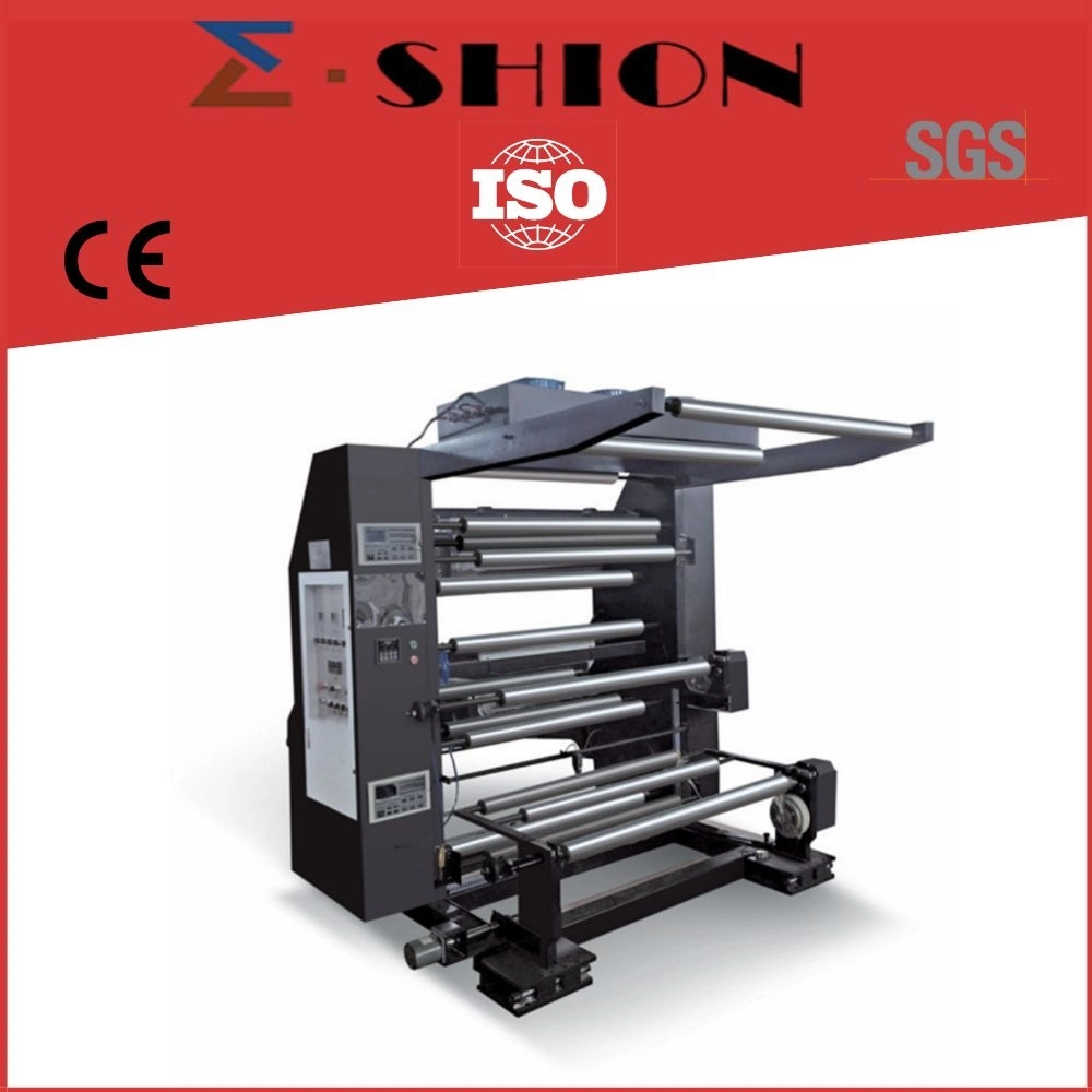 Los colores de prensa de impresión Flexo One-Two máquina