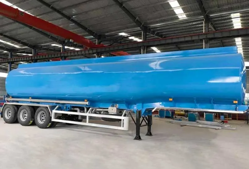 Eje 3 3500L/4000L Fuel Oil Tanker Trailer Trailer