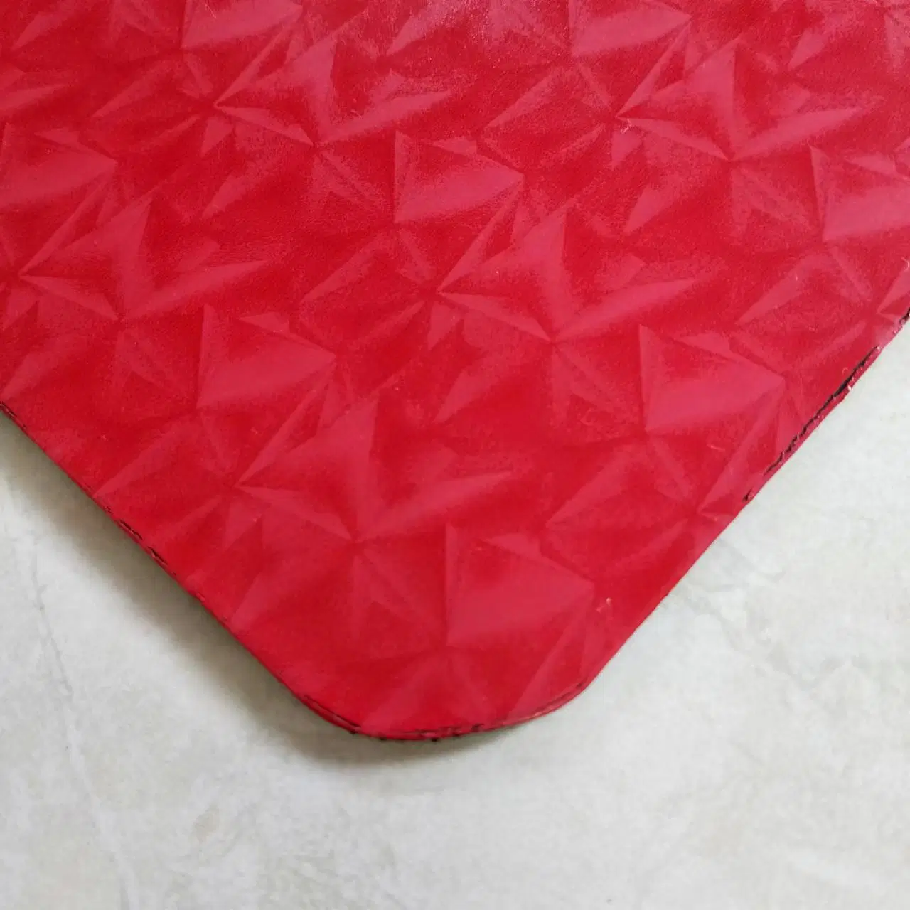 China Manufacturer of High quality/High cost performance  Red Shiny Rubber Sole Sheet with Good Price