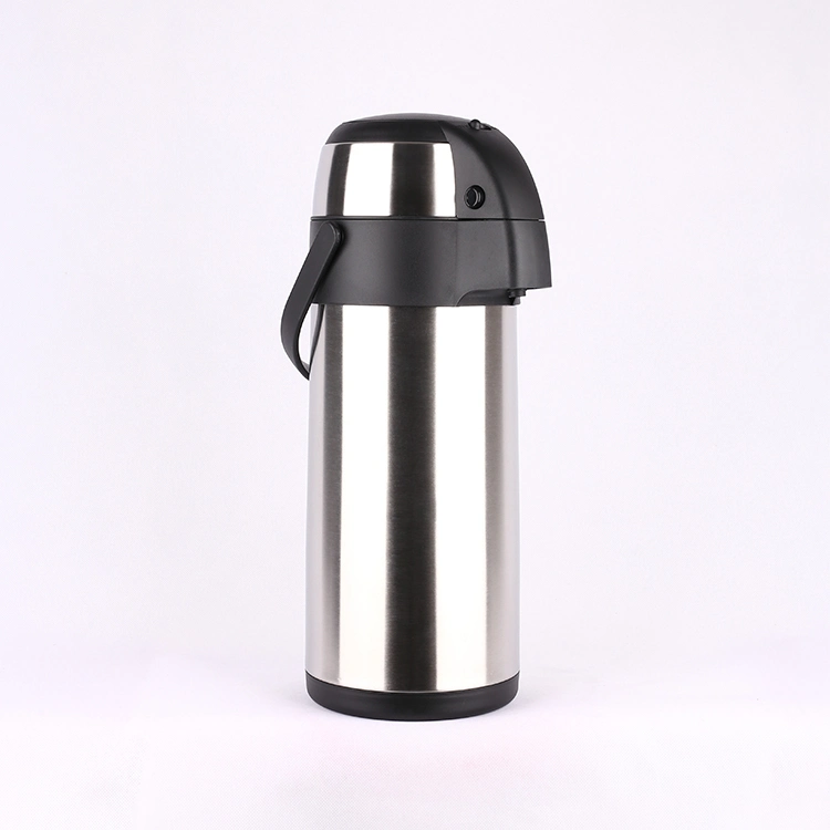 Customized 3.5L Double Wall Stainless Steel Coffee Dispenser Insulated Air Pump Pot