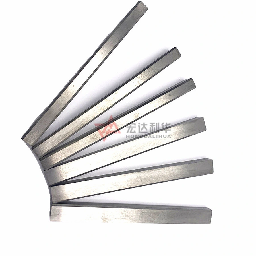 Tungsten Carbide Blade in Rectangular Shape with High Accuracy Cutting Edge