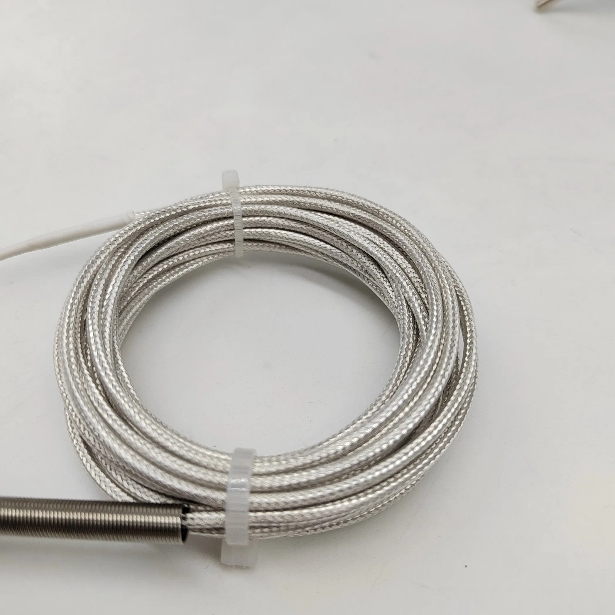 3Wire Stewrليس Steel Probe Magnetic PT100 PT10000 PT 100 درجة الحرارة جهاز الاستشعار