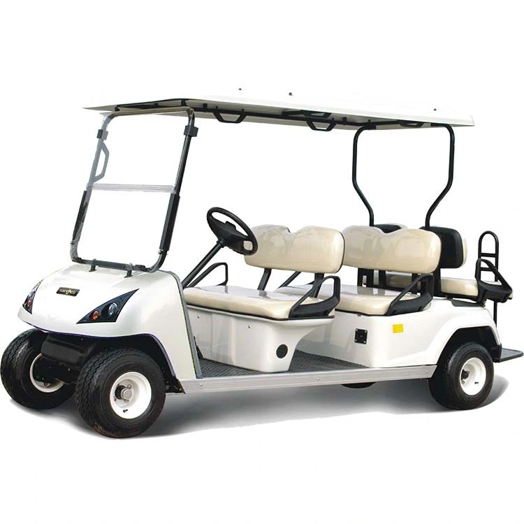 Marshell 6 Passenger Four Wheels Cheap Garden China Small Electric Touring Vehicle Golf Cart (DG-C4+2)