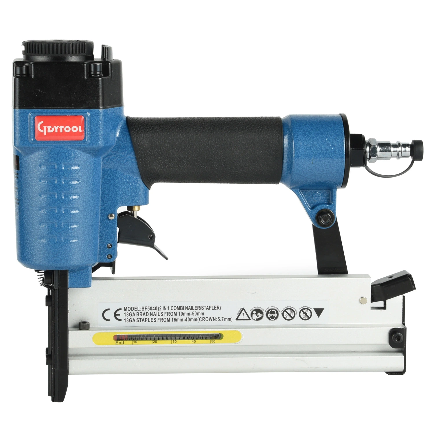 Fábrica de China directamente OEM Brad F50 Brad Nails 9040 Staples 2 en 1 peine Air Nailer y grapadora Gdy-Sf5040b