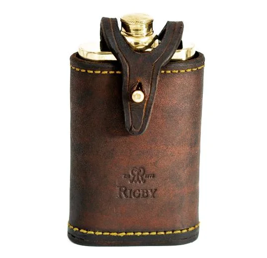 Hip Flask Liquor Whiskey Alcohol Wine Pot Stainless Steel Leather Hip Flask