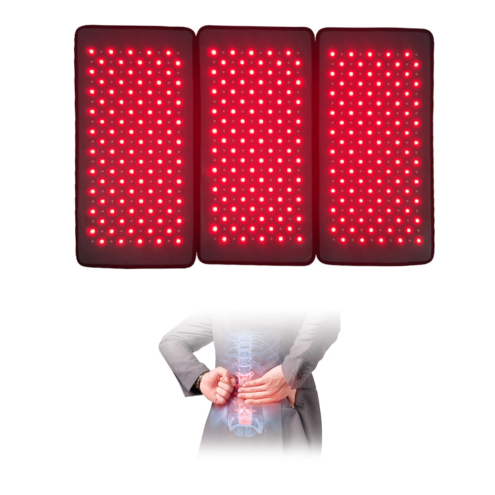 3 pads en même temps la thérapie de lumière rouge portable à la ceinture périphérique d'enrubannage