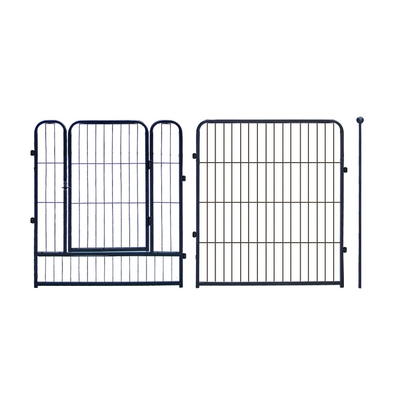 Foldable 8 Panels Indoor Outdoor Pet Metal Large Dog Playpen Fence