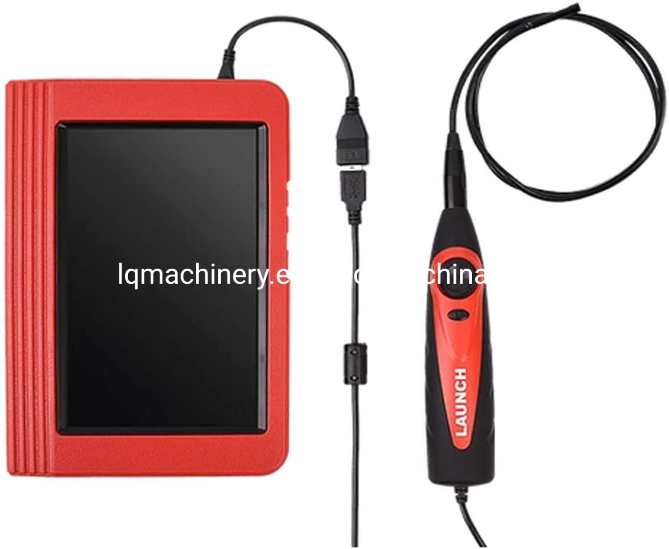 Adjustable LED Lights Launch Videoscope Borescope Inspection Camera Work with Launch X431 and Android Devices