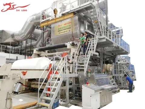 Large Capacity High-Speed Crescent Toilet Paper Machine Jumbo Roll Paper Production Machinery