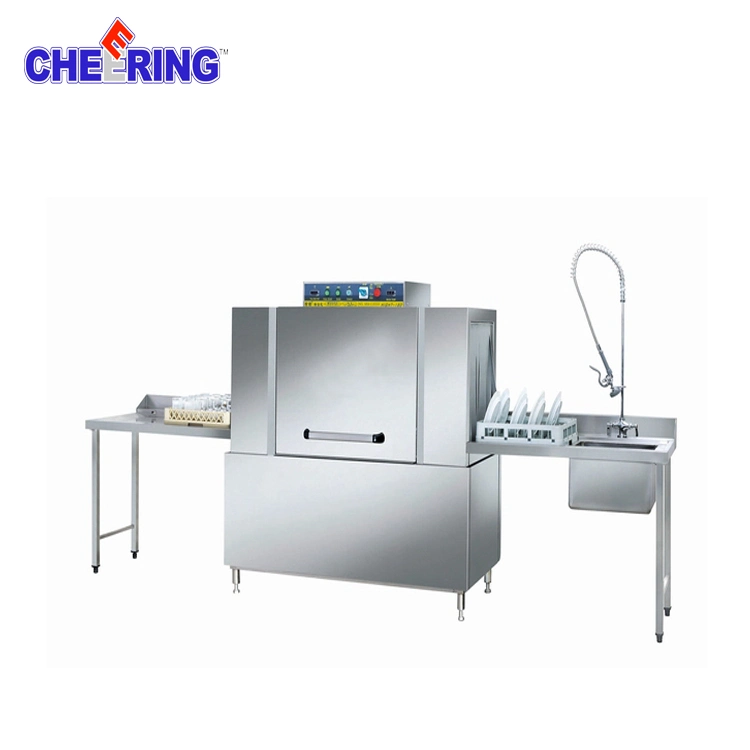 Cheering Commercial Stainless Steel Ultra High Temperature Dishwasher for Cleaning Conveyor Dishwasher