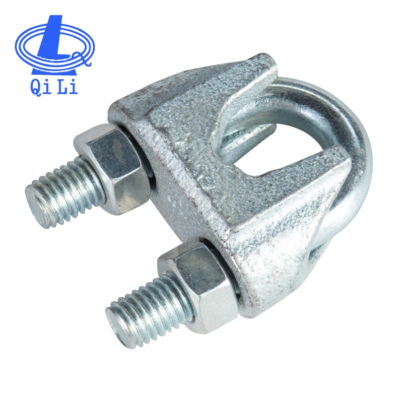 Electro Galvanized DIN741 Malleable Wire Rope Clip