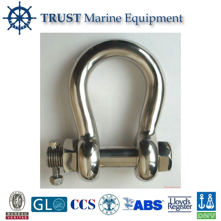 U. S Type Large Bow Stainless Steel Shackle