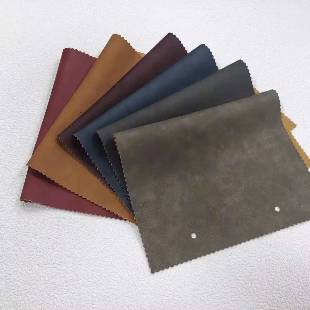 Synthetic Leather Material for Sofas Leatherette Fabric Bags Making