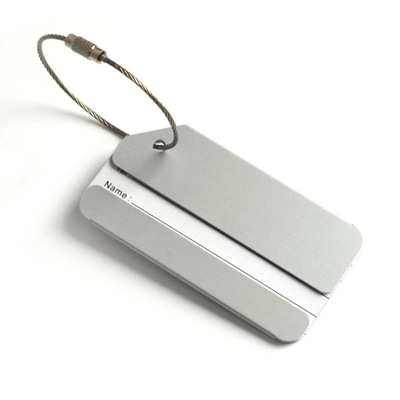 Aluminum Material and Men Department Name Aluminum Metal Luggage Tag