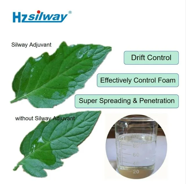 Chemical Additives for Easier Absorption of Pesticides Agricultural Silicone Spray Adjuvant Silway246