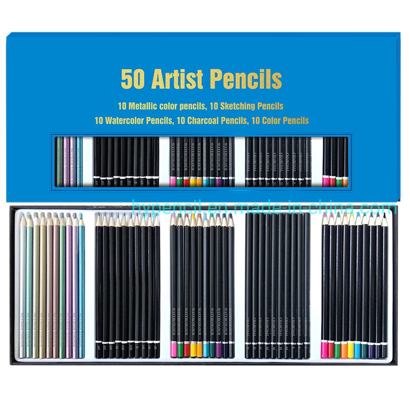 74838-Office School Stationery Art Supplies 50 Artist Pencil Set