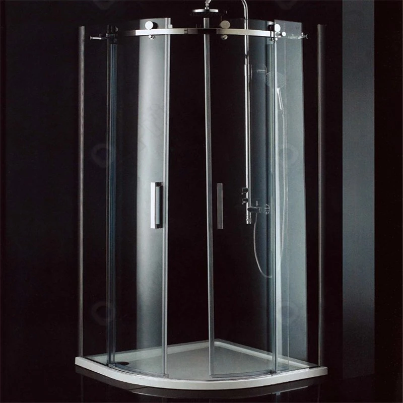 Hotel Bathroom Equipment Frosted Glass Free Standing Shower Room