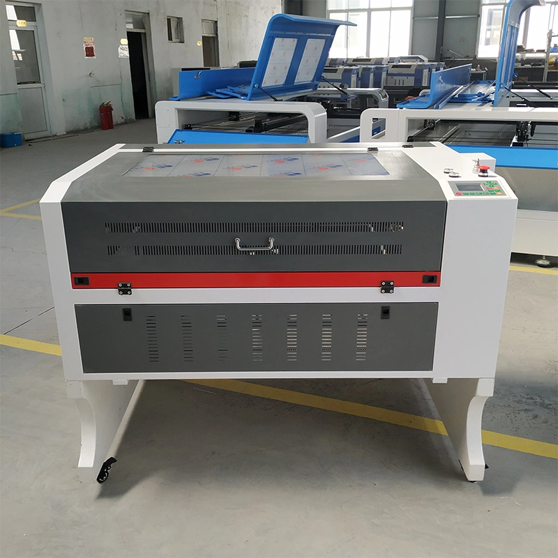 6090 CO2 CNC automática 60W/80W/100W/130W grabadora láser de cuero tejido acrílico del Panel de artesanía de madera de corte láser de alta precisión