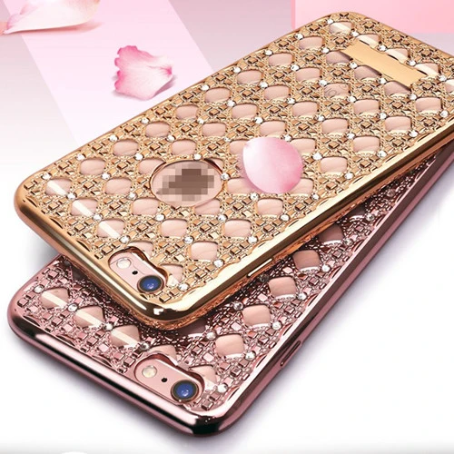 Electroplating Agate Diamond TPU Case for iPhone 6 Plus