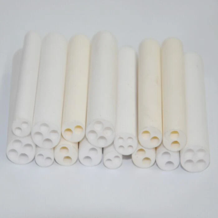 High Insulation 2 or 4 Hole 99.7% Alumina Thermocouple Ceramic Insulator