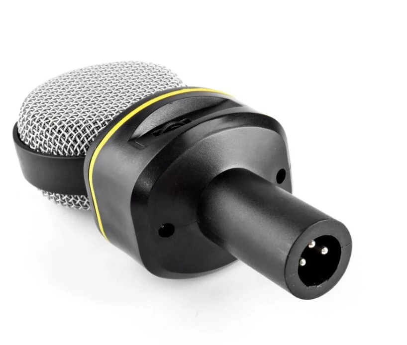 Microphone de bureau avec contrôle du volume pour l'enregistrement sur ordinateur portable Fil amovible avec jack 3,5 mm