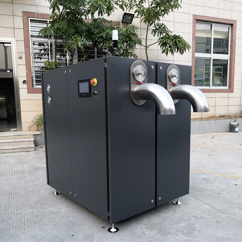 Automatischer elektrischer CO2 Trockeneisgenerator Produktionsblock Industrieeis Maschine Wird Gemacht