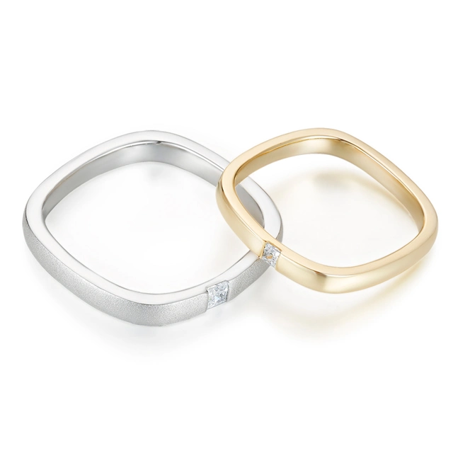 Lab Grown Diamond Igi/Gia Design OEM/ODM 18K Gold Silver Couple Rings Gemstone Fashion Ring Jewellery