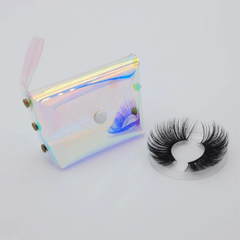 Custom Private Label Eyelashes Packaging Boxes Wholesale/Supplier Faux 3D 25mm Mink False Lashes