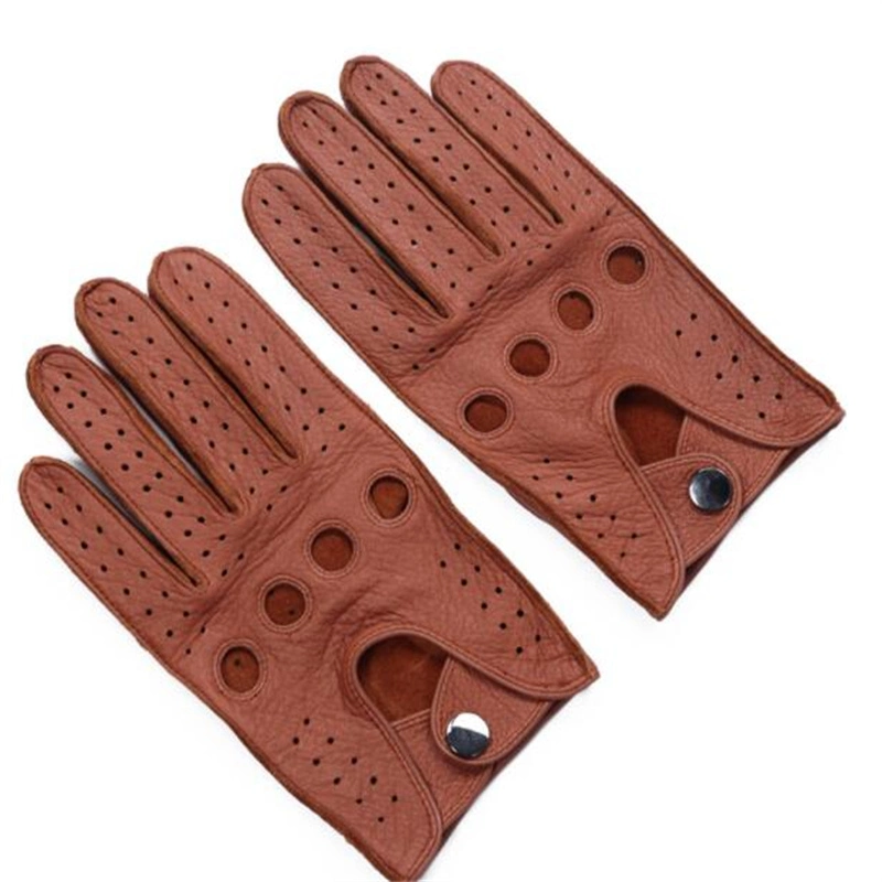 New Men′ S gants de conduite en cuir à bout plein