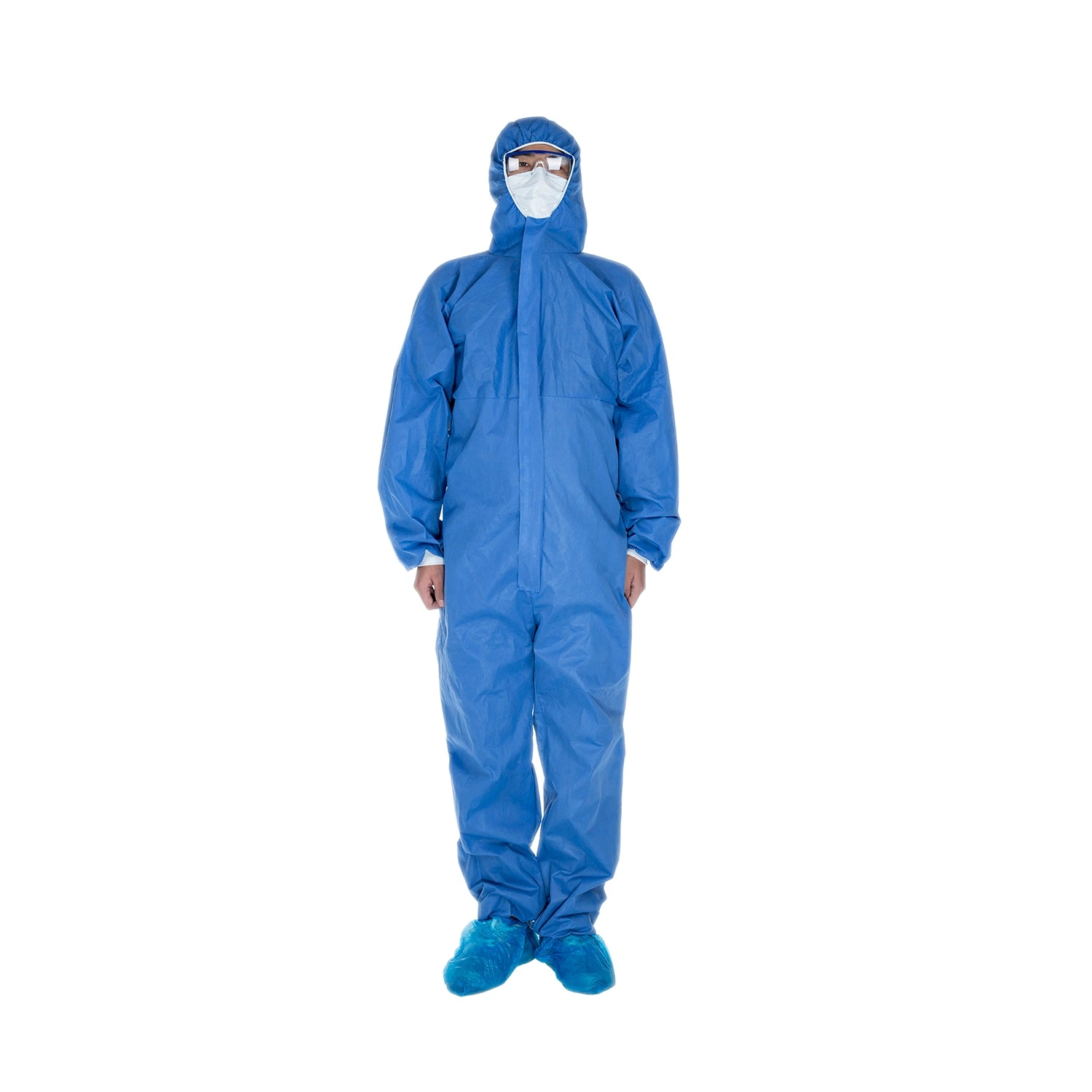 Jetables en polyéthylène de vêtements de protection PP non tissé Coverall blouse