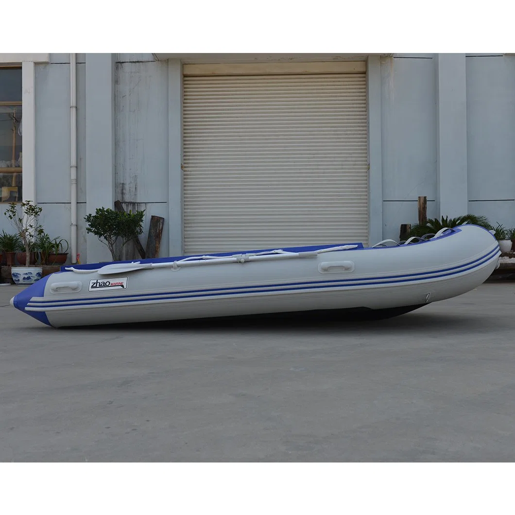 High Speed Tourist Aluminium Floor Large Durable Lifeboat Hypalon Inflatable Boats for Sport and Fisherman