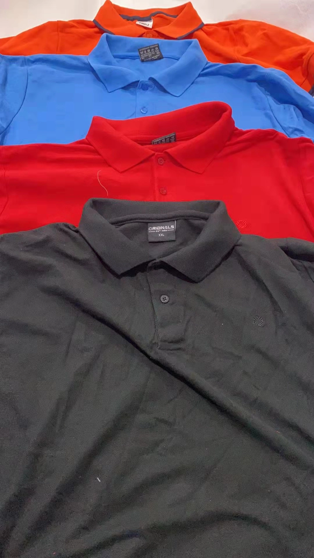 Polo de golf en coton stock Camisas pour Homme