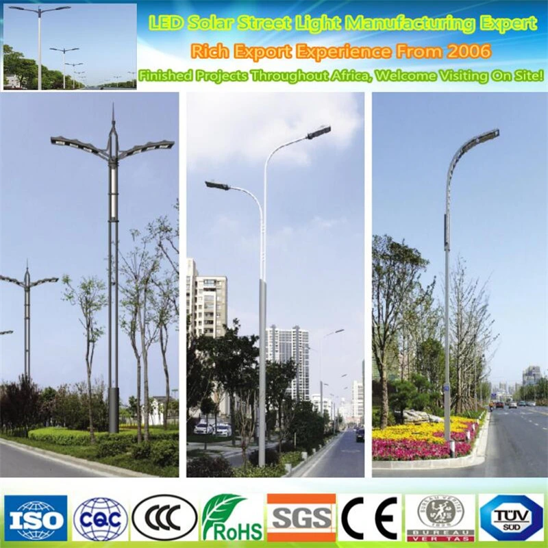 Conical Single Bracket Street Light Poles with Powder Coating