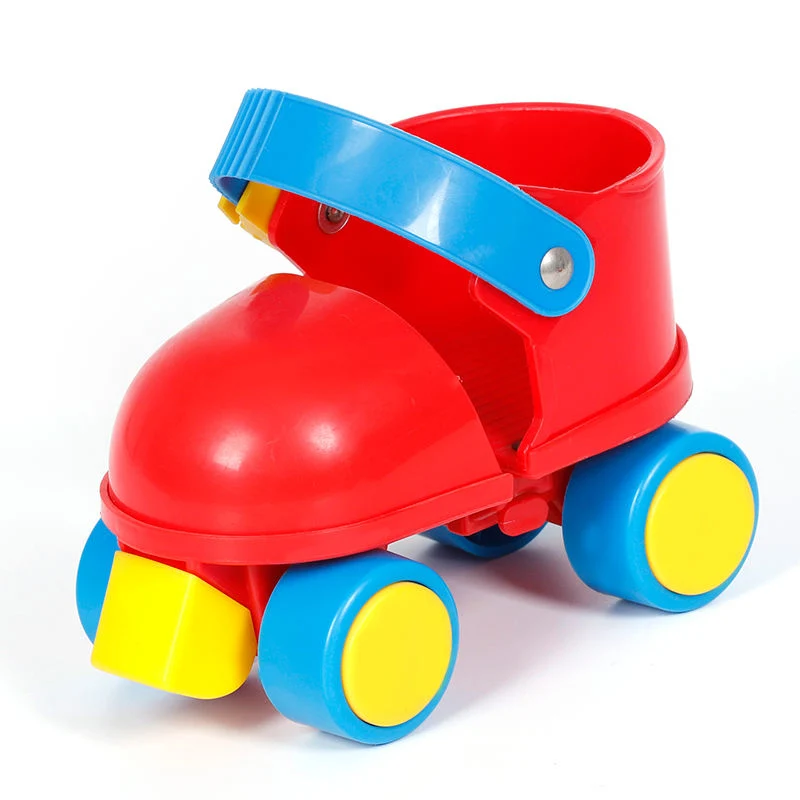 عجلات رباعية الدفع بكرة رباعية الدفع عالية الجودة بكرة احترافية أحذية التزحلق على الجليد للأطفال الرضع