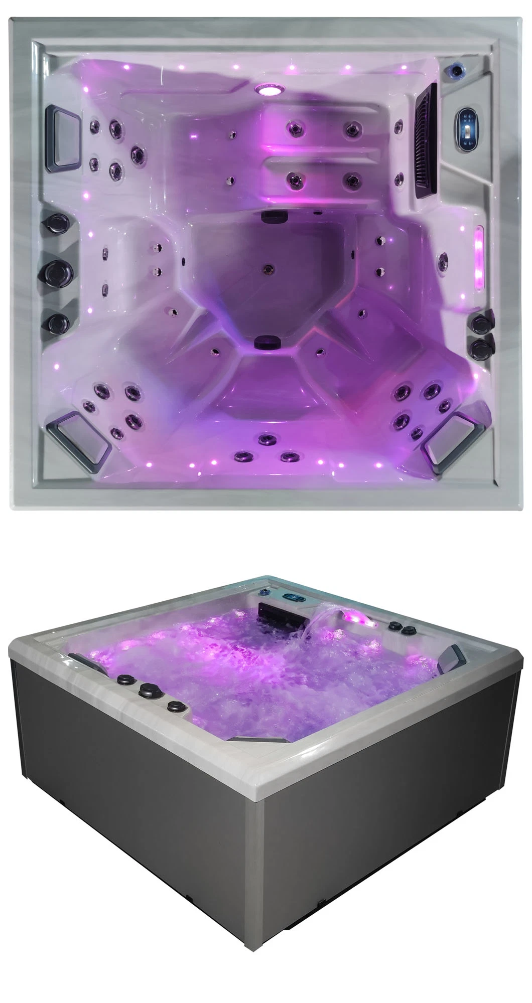 Freestanding Holiday Outdoor SPA Jacuzzi USA Acrylic SPA