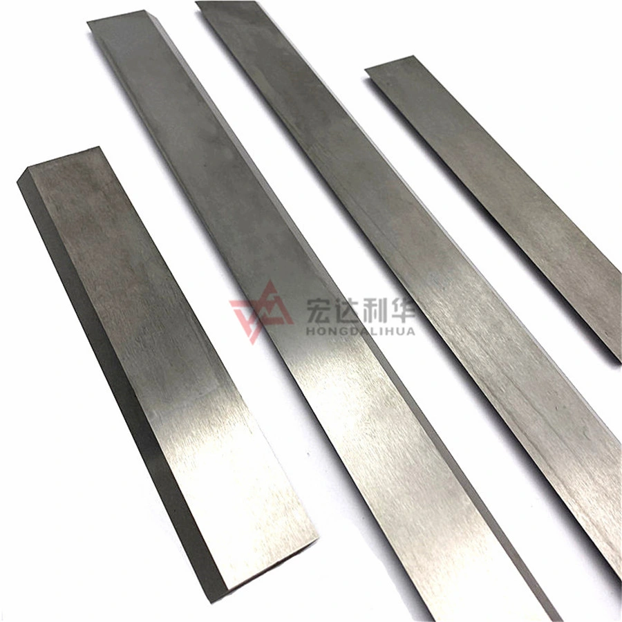 Tungsten Carbide Blade in Rectangular Shape with High Accuracy Cutting Edge