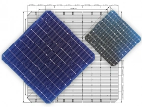 Hot Selling 6.3W High Power 166 mm Size Solar Cell