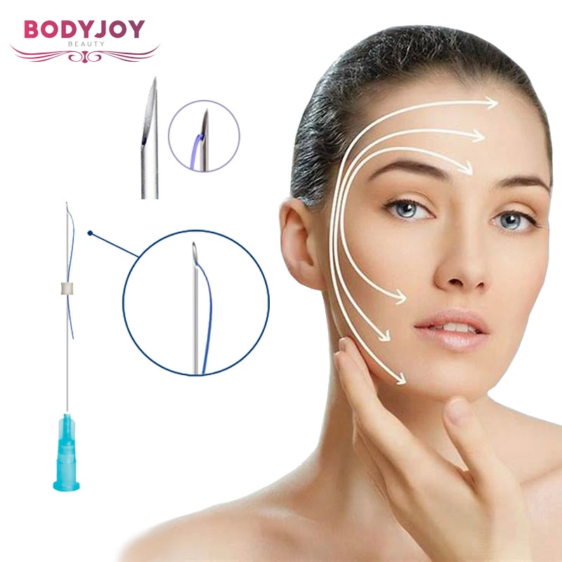 Medical Pdo Mono Threads Sharp Needle Face Lifting for Facial Beauty