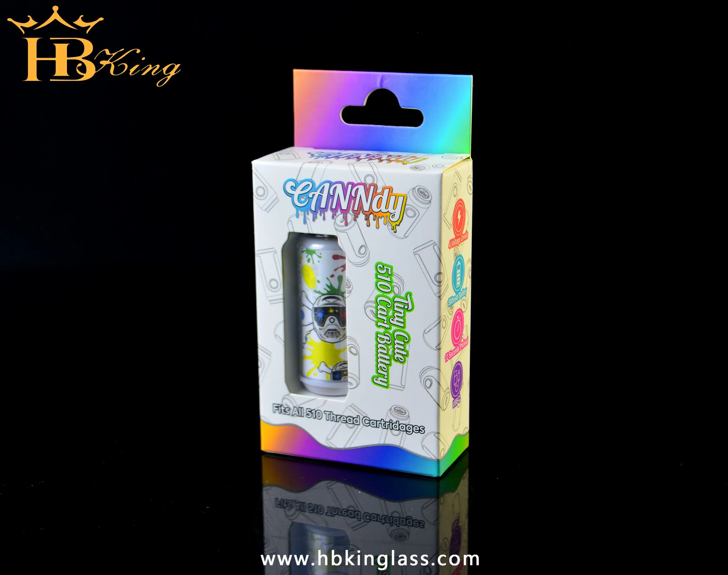 Hbking 510 Thread Vaporizer E Cigarette Battery 500mAh Rechargeable Battery