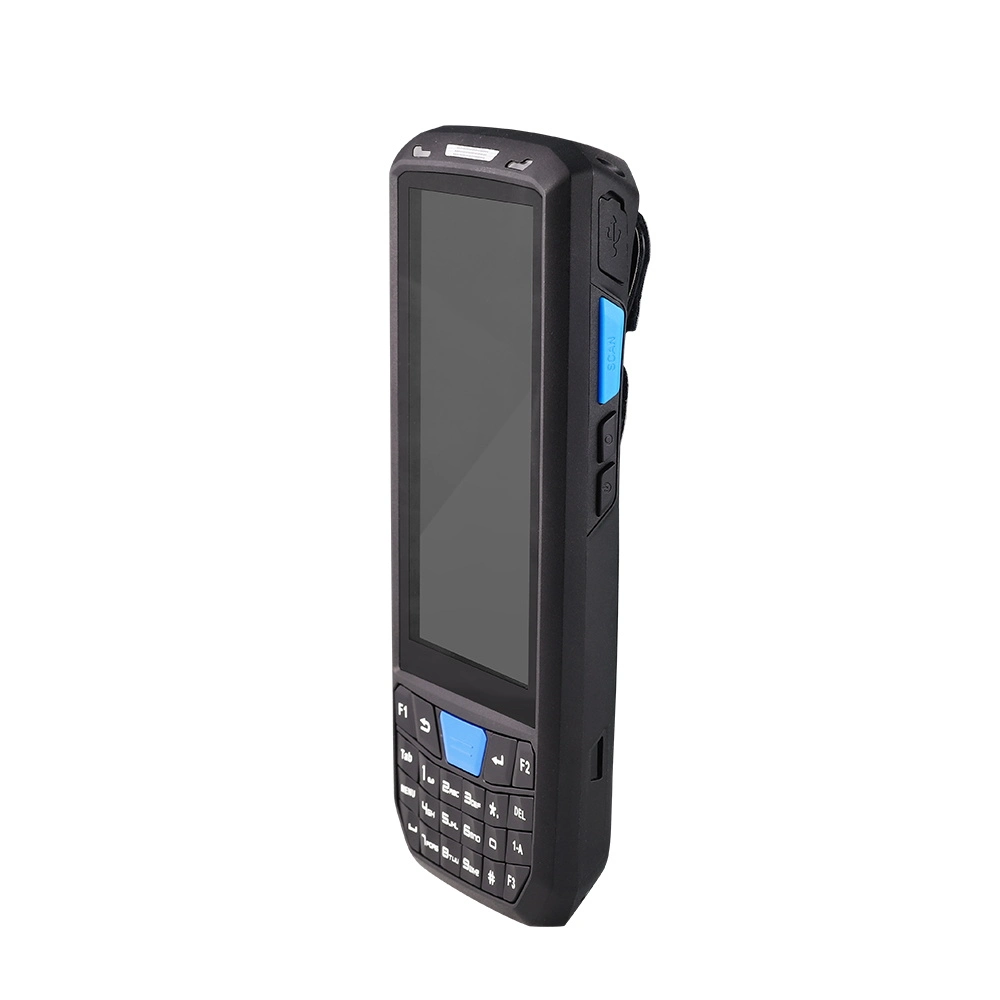 Dispositivo de bolsillo con pantalla táctil 1d de escáner de códigos de barras 2D GSM Terminal inalámbrico fijo para la industria
