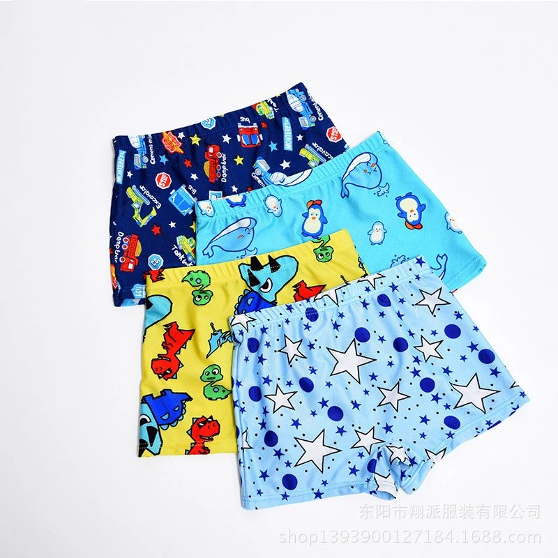 Baby Boys Summer Diving Swimwear Trunk Cartoon Animals Printed Baby Kid Boy Swimming Shorts Summer Swimsuit Beach Clothes