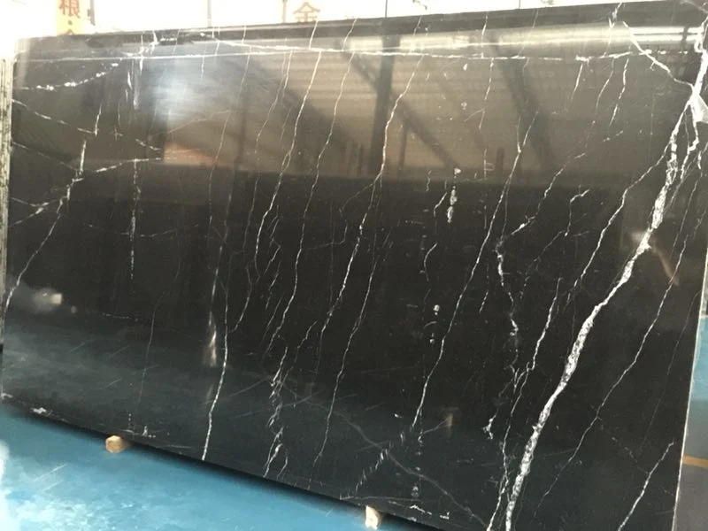 Black New Nero Marquina Marble Slab for Flooring /Walling