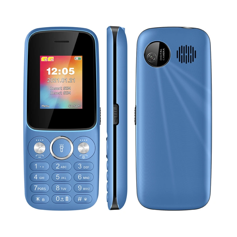 Uniwa E1804 Ecrã de 1.77 polegadas baixo preço teclado fino Duplo Botão GSM SIM telemóvel