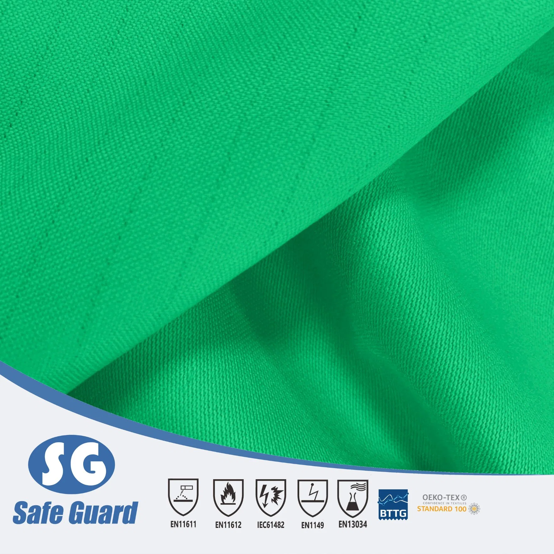 280GSM Fireproof Anti Static Chemical Proof Twill Fabric for Safety Uniform