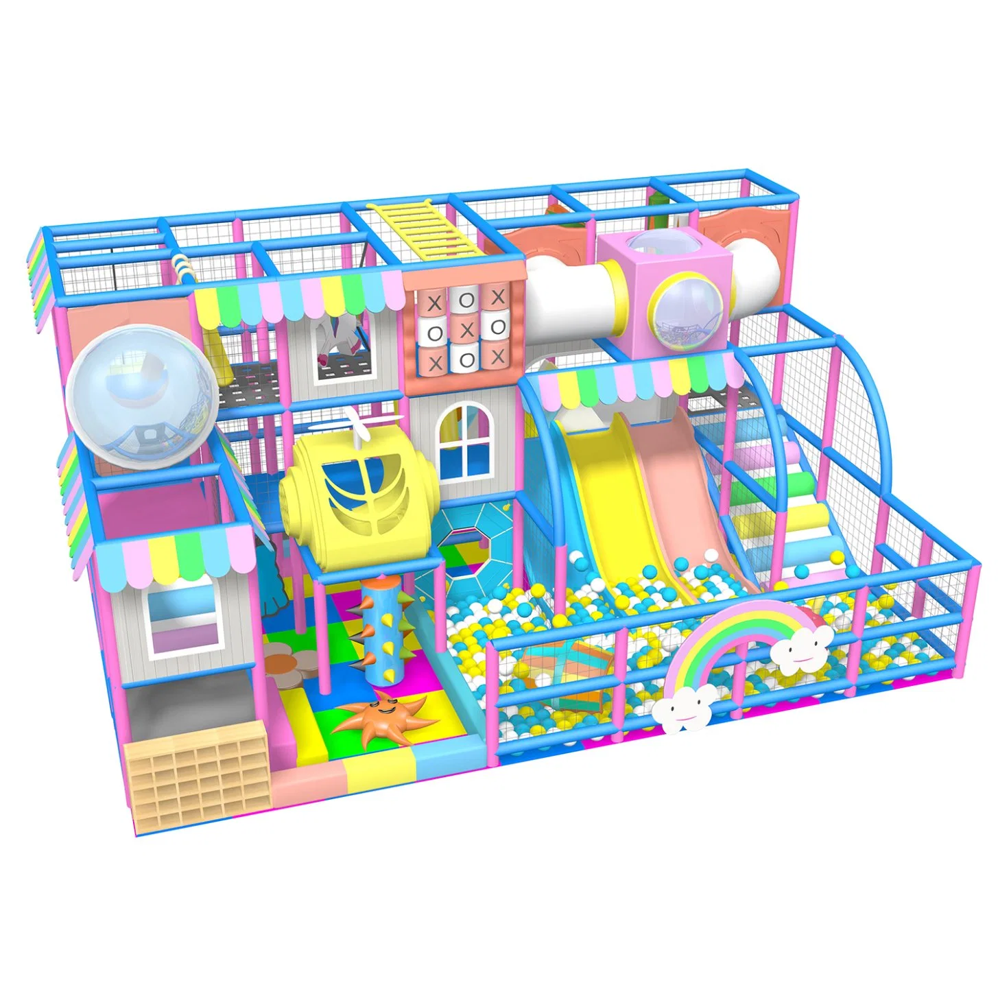 Customized Theme Free Design Indoor Playground Children Play Naughty Castle Exercise Soft Playground Equipment for Sale