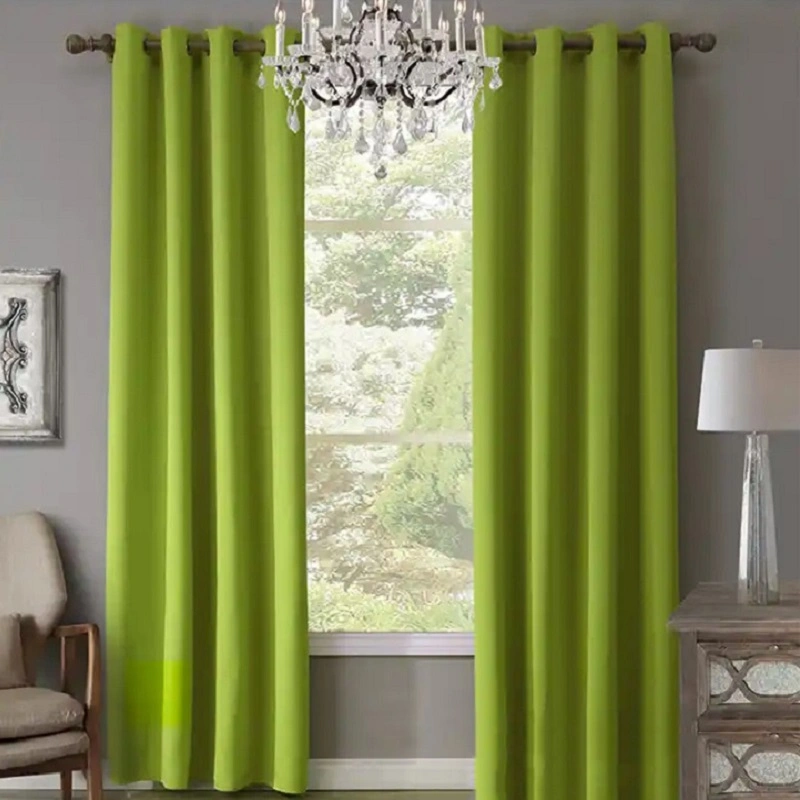 Polyester Solid Color Blackout Curtains Homeluxury Blackout Window Curtains for Bedroom