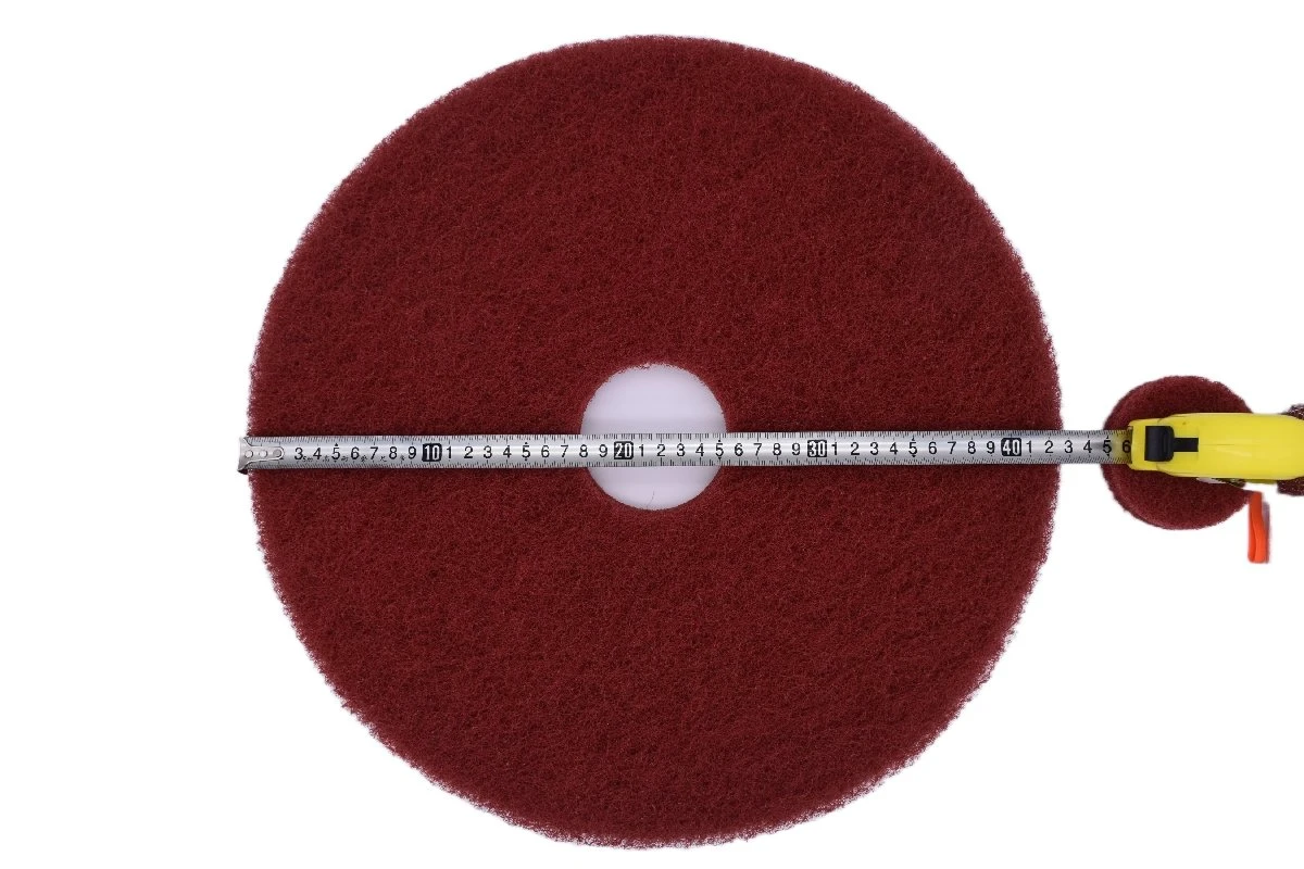 9" Red Fiber Disc Cleaning Polishing Pad with Not Burning The Workpieces for Floor Sanding Grinding Buffing