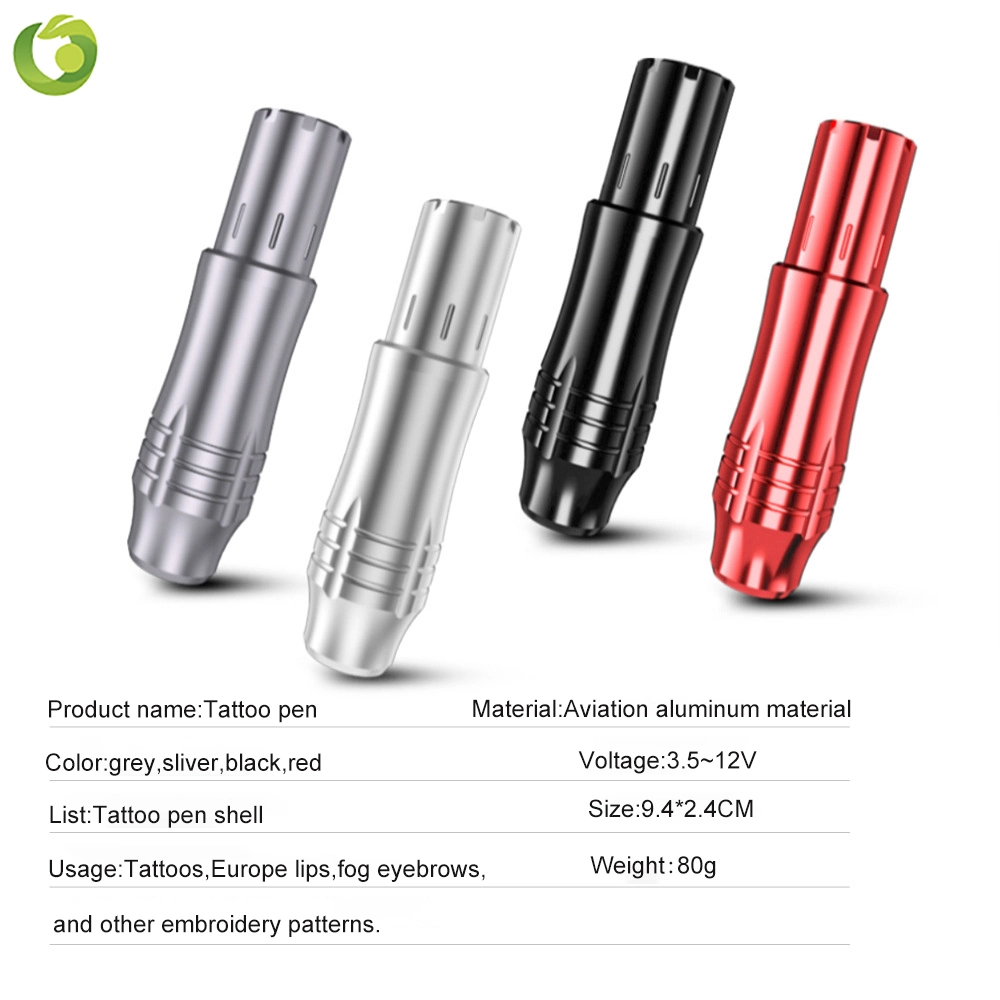 New Silver Spirit Hollow Cup Motor Embroidery Eyebrow and Lip Tattoo Integrated Machine Tattoo Pen