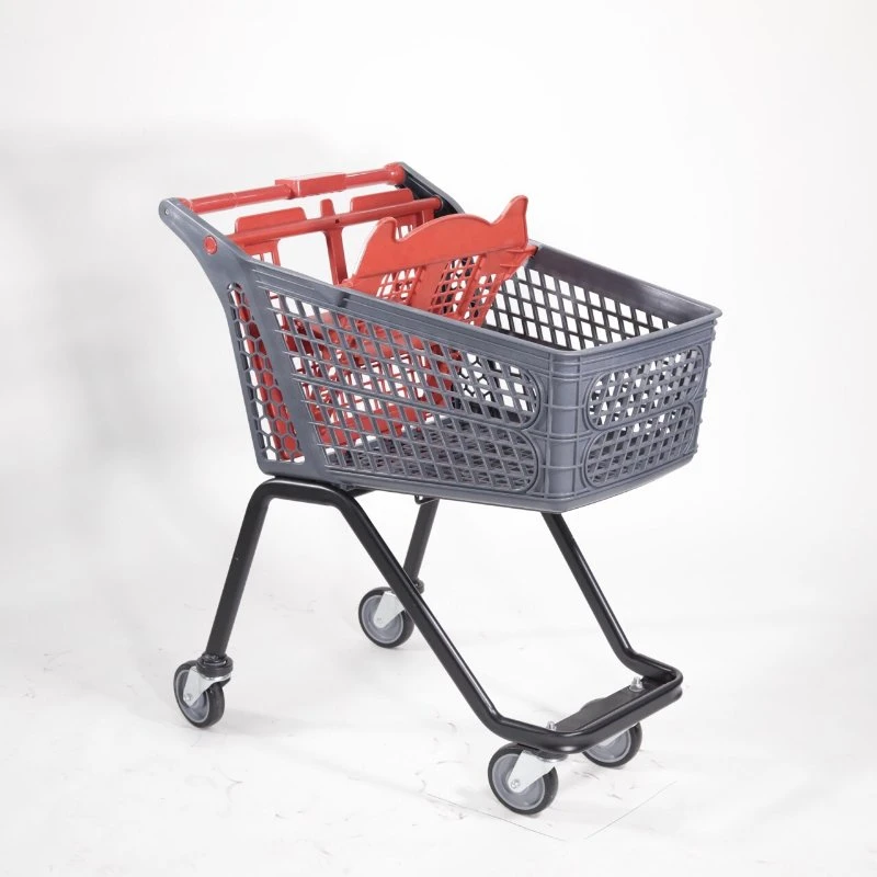 Best Selling Products Supermarket Plastic Shopping Cart, New PP Material Shopping Hand Trolley